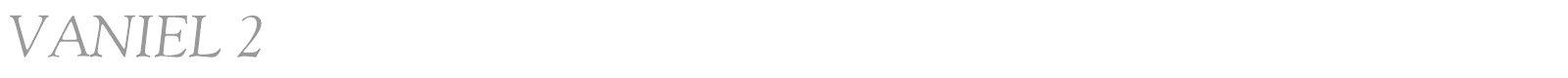 Vaniel font preview